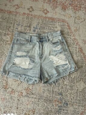 American Eagle Destroyed Denim Shorts - Boho Summer - Size 2
